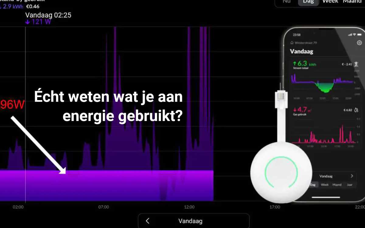 Wat betekenen de P1-meter grafieken in de app?